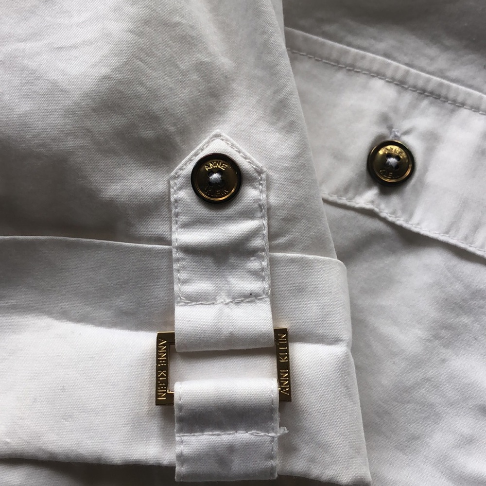 Anne Klein button down blouse-Large size - Picture 14 of 16